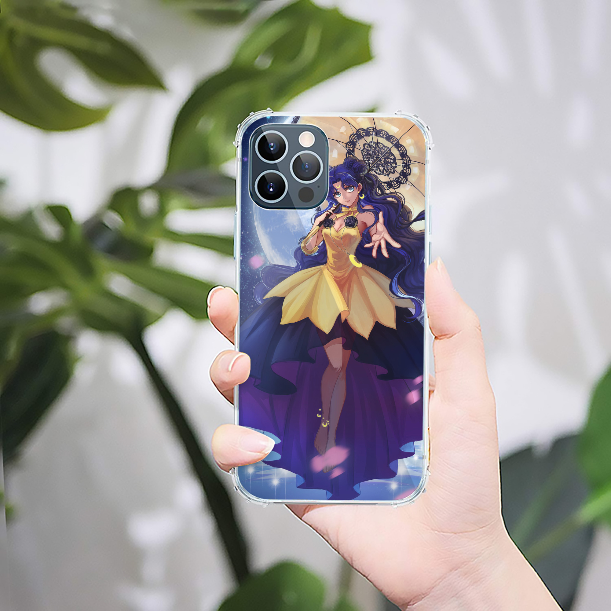（画像用） 美少女戦士セーラームーン Sailor Moon 【iPhone 12シリーズ対応】透明スマホケース（クリアソフトケース）